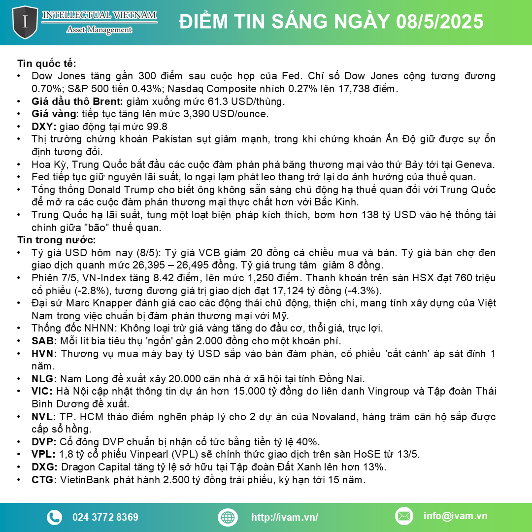 Điểm tin ngày 08 05