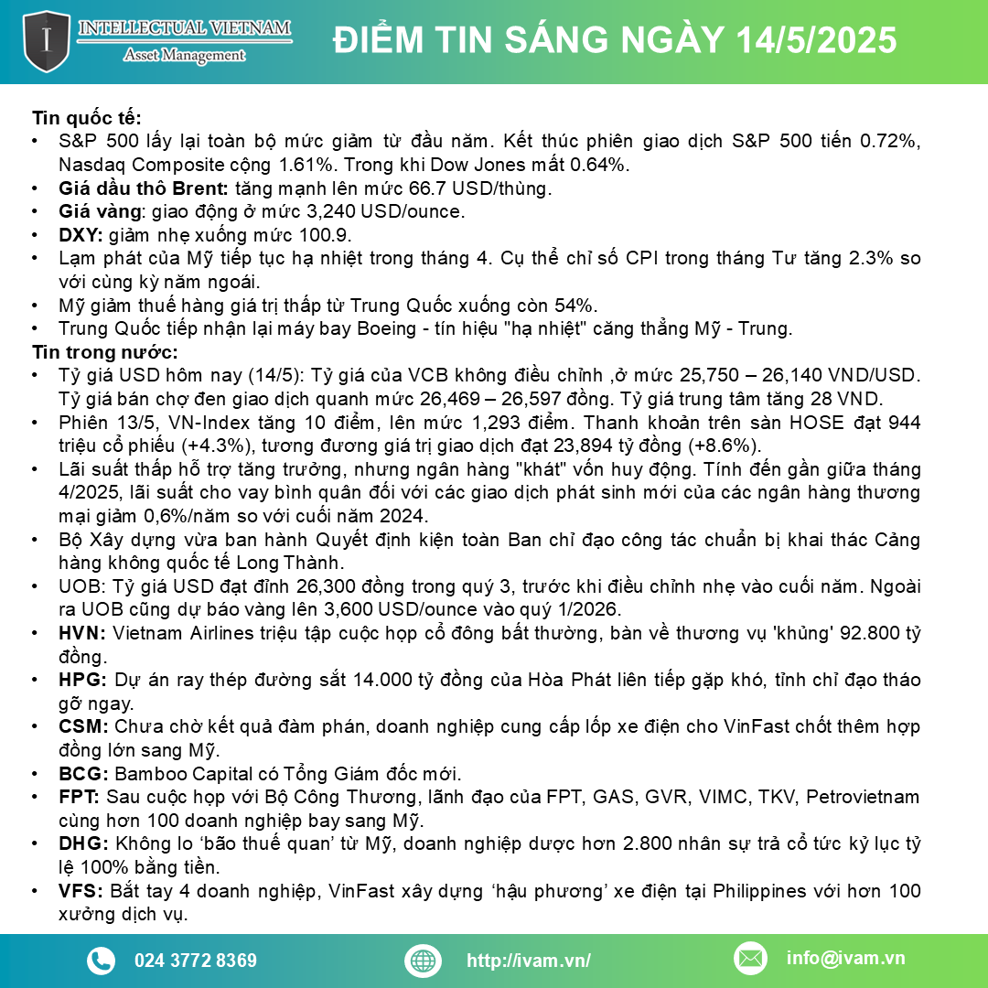 Điểm tin ngày 14 05