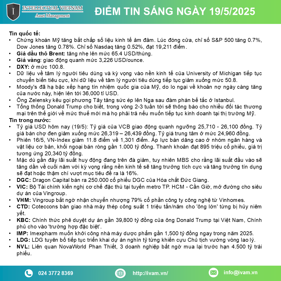 Điểm tin ngày 19 05